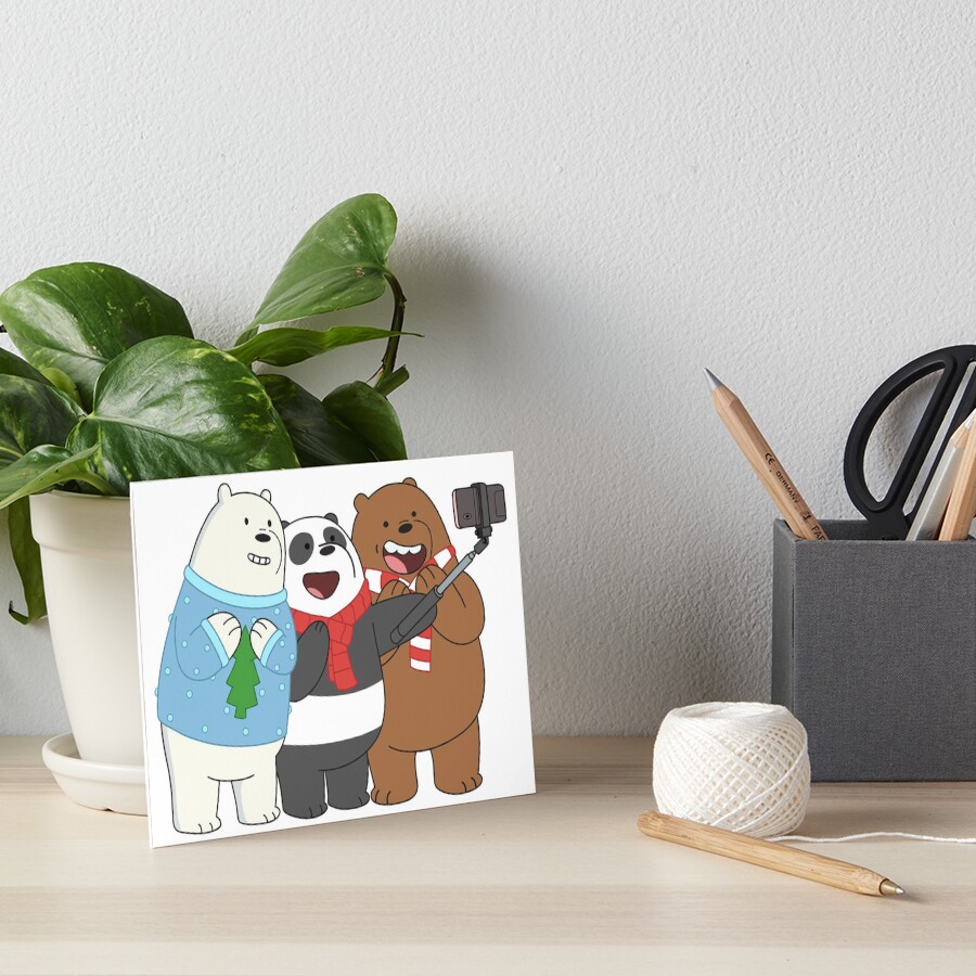 We Bare Bears Art Board Print