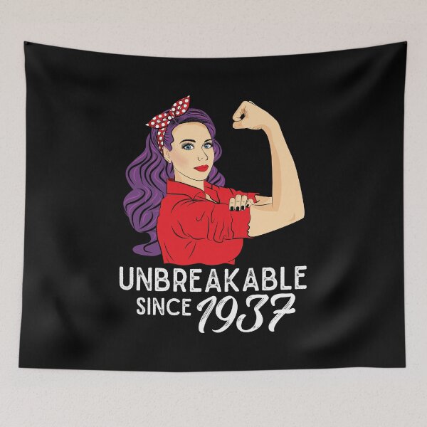 Item preview, 84th Birthday Gift 84 Years Old Born in 1937 Unbreakable designed and sold by ZNOVANNA.