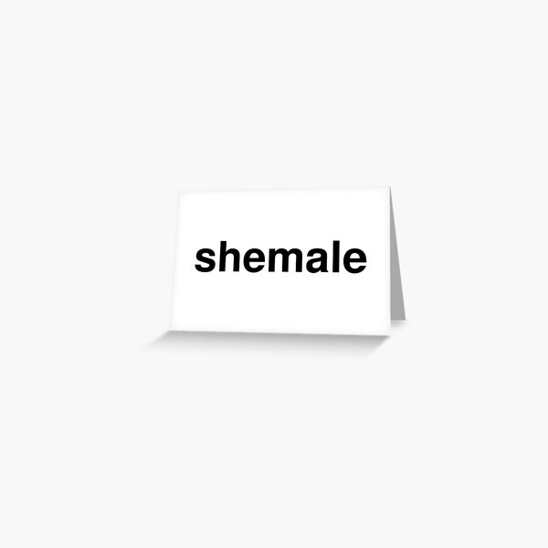 shemale Carte de vœux