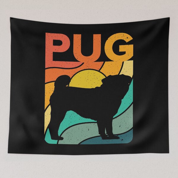 Item preview, Pug Dog Vintage Gift Pet Lover designed and sold by rafaeltto.