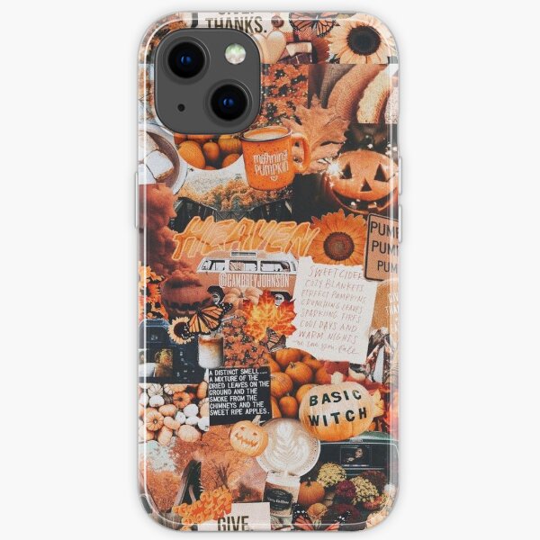 Fall Aesthetic Collage iPhone Soft Case