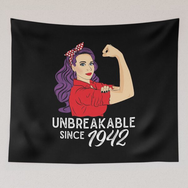 Item preview, 79th Birthday Gift 79 Years Old Born in 1942 Unbreakable designed and sold by ZNOVANNA.
