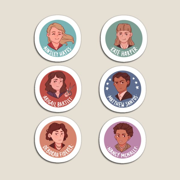Item preview, West Wing Sticker Set 3 designed and sold by ElizabethYe.