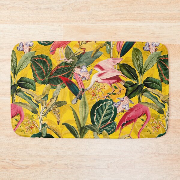 Item preview, Vintage Yellow Tropical Bird Jungle Botanical Garden Nightgarden designed and sold by UtArt.