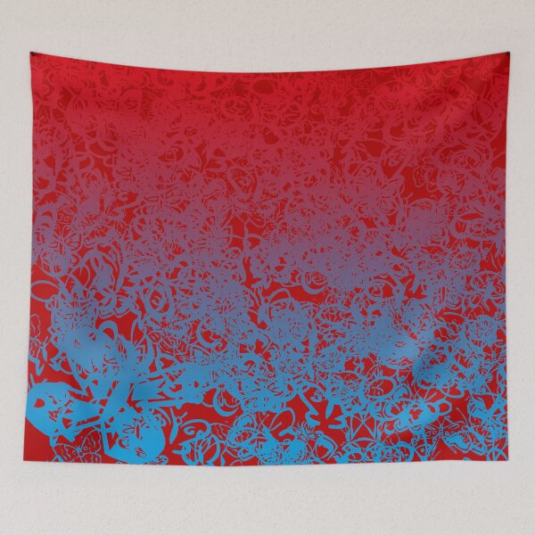 Item preview, Butterfly Invasion (Red and Blue) designed and sold by SassyClassyMe.
