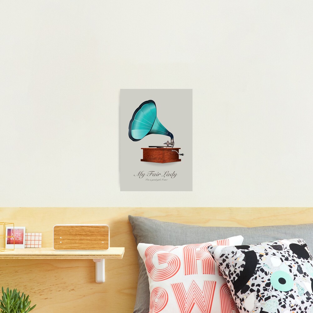 My Fair Lady - Alternative Movie Poster Photographic Print