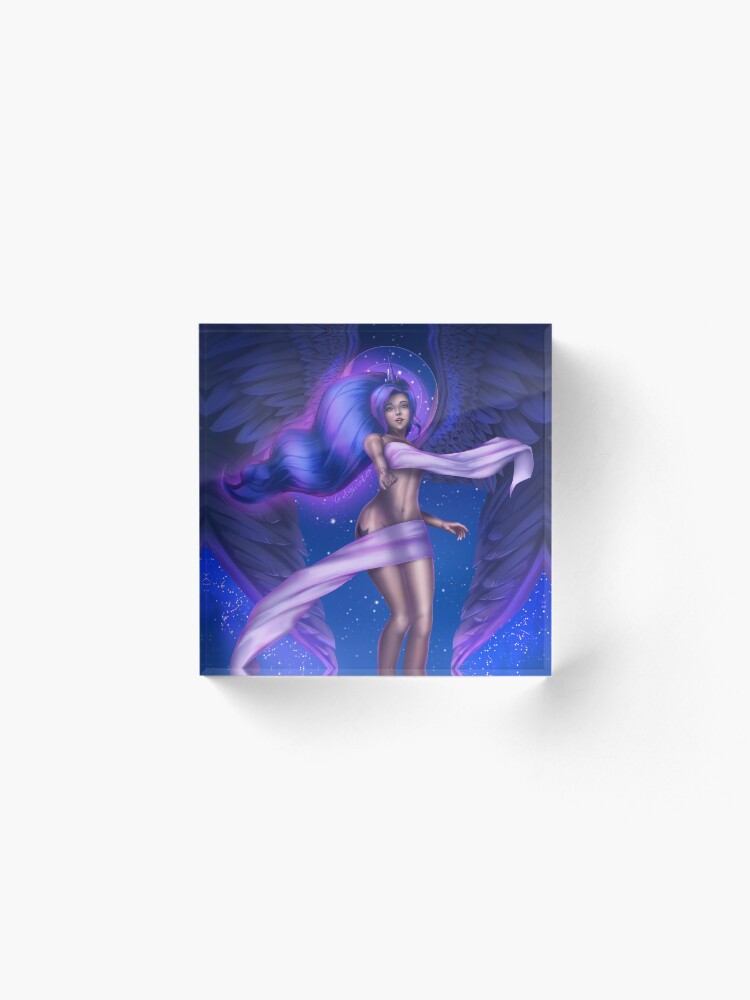 Alternate view of Moon Goddess Acrylic Block
