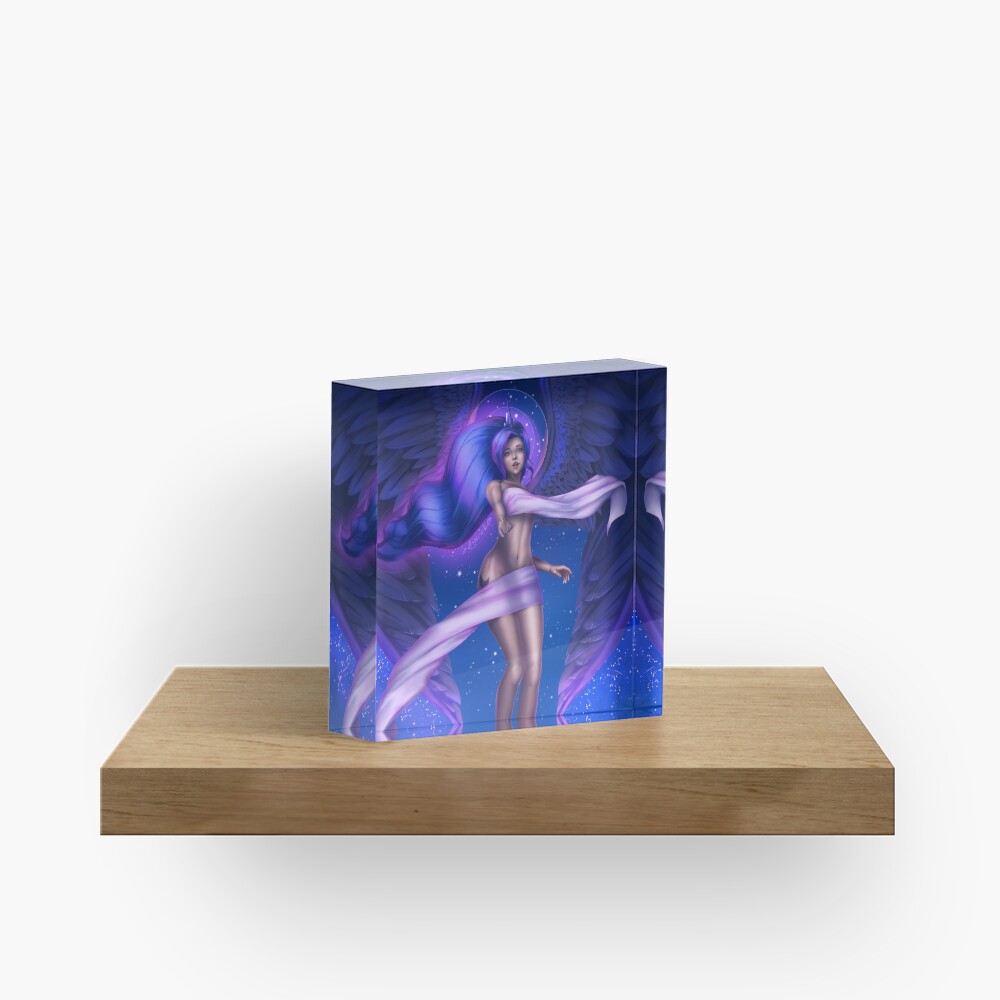 Moon Goddess Acrylic Block
