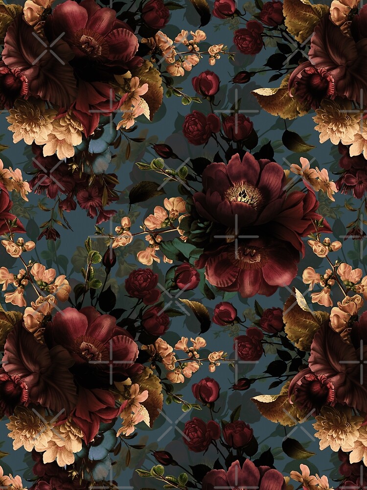 Moody florals - Mystic Night 10 by UtArt