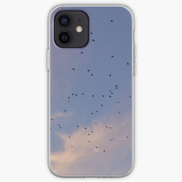 Sunset Crows (Vertical) iPhone Soft Case