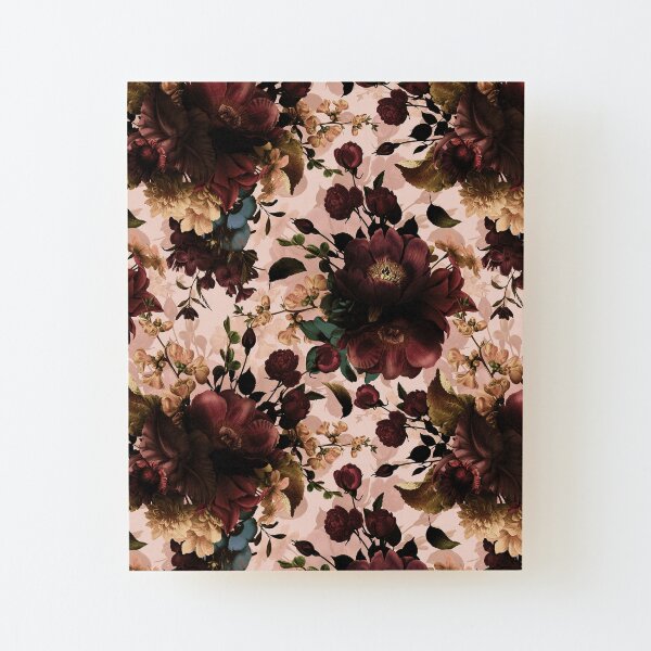 Moody florals - Mystic Night 11 Wood Mounted Print