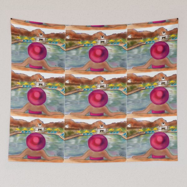 Item preview, Pool Girl in Palm Springs designed and sold by kschowe.