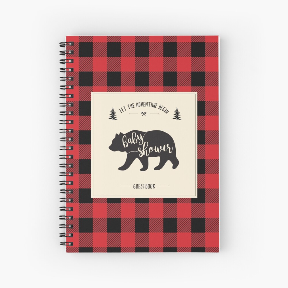 hardcover baby shower guest book