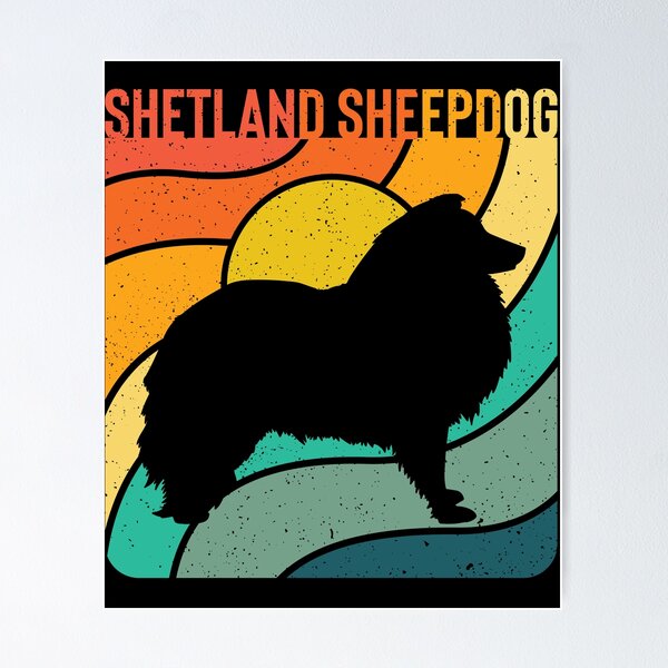 Item preview, Shetland Sheepdog Dog Vintage Gift Pet Lover designed and sold by rafaeltto.