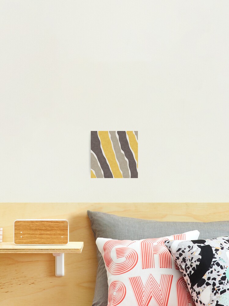 Thumbnail 2 of 3, Photographic Print, Yellow Pattern designed and sold by Rusembell.