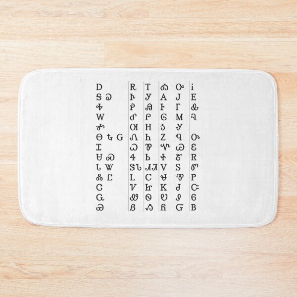 Item preview, Cherokee Syllabary (Alphabet) Black designed and sold by BrightFeather.