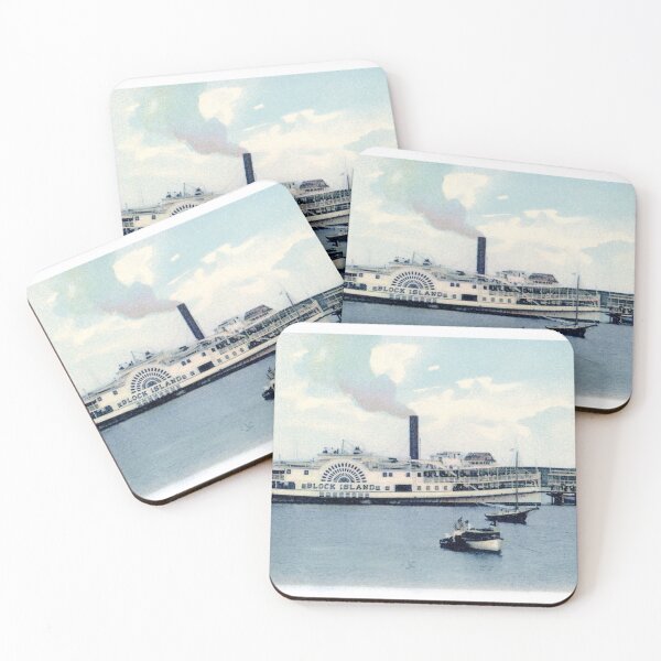 Item preview, 1910 Steamship Block Island, Rhode Island designed and sold by historicimage.