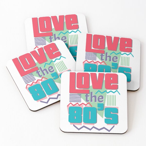 Item preview, Love the 80's Eighties 80s Retro designed and sold by Dwarf-Monkey.