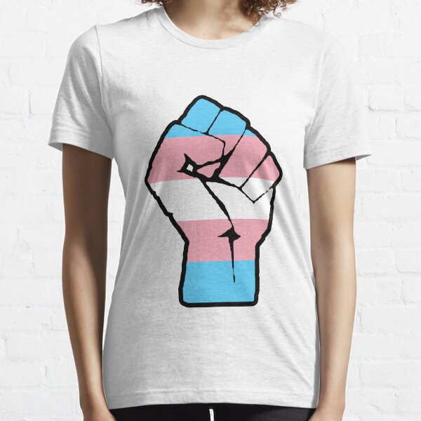 Raised Fist - Transgender Flag Essential T-Shirt