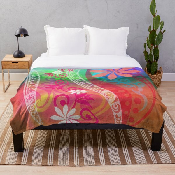 Item preview, Hawaiano - Acuarela tiare tribal samoana designed and sold by sunnthreads.