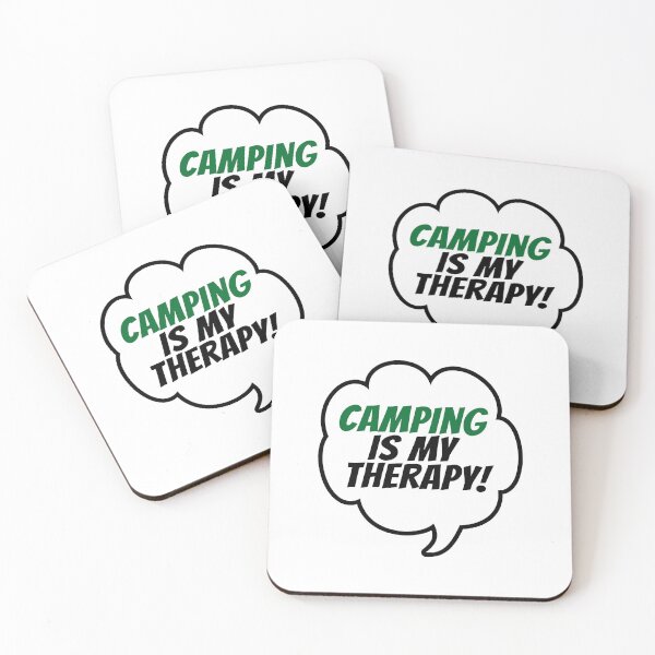 Item preview, Camping Is My Therapy (Speech Bubble) designed and sold by SassyClassyMe.