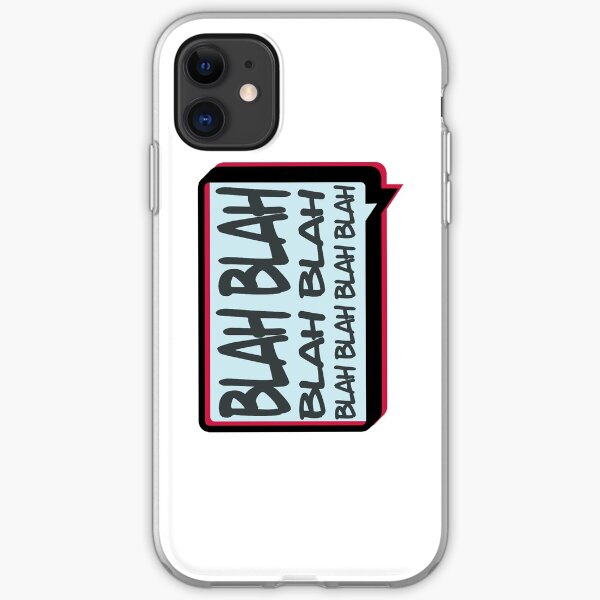 Blah iPhone Soft Case