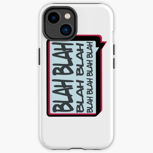 Blah iPhone Tough Case