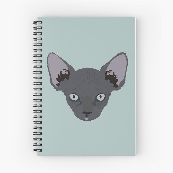 Item preview, Black Sphynx Cat designed and sold by KCPetPortraits.