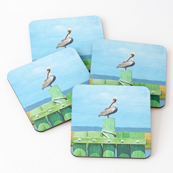 Item preview, Brown Pelican Perched at St. Simons Island designed and sold by FineArtography.