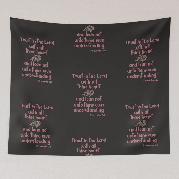 Item preview, Proverbs; Trust in the Lord Bible Verse designed and sold by motivateme.