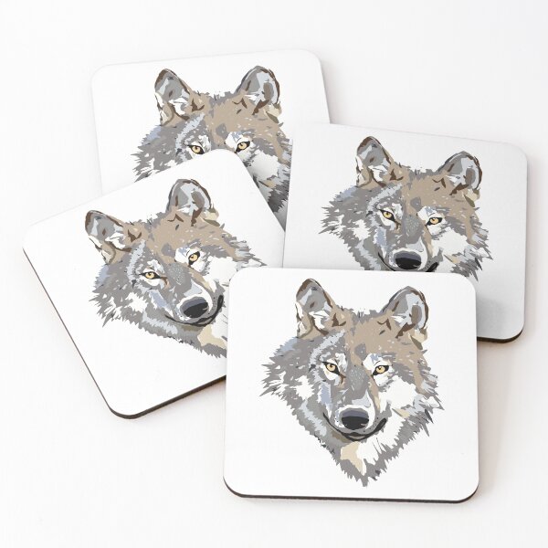 Item preview, Wolf's head designed and sold by fourretout.