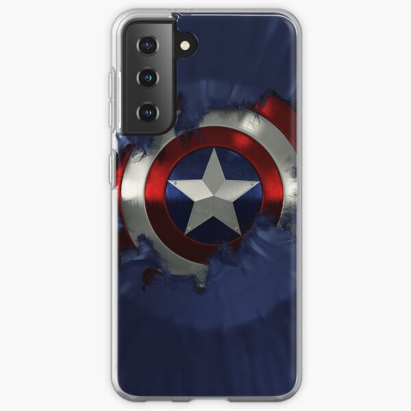 Captain A break through Samsung Galaxy Soft Case