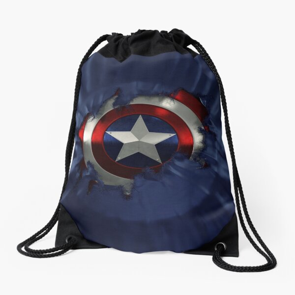 Captain A break through Drawstring Bag