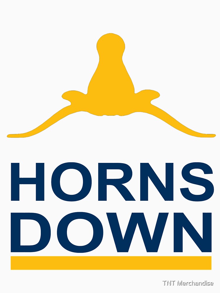 "HORNS DOWN Football West Virginia Gameday " Tshirt for Sale by