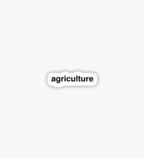 agriculture Sticker