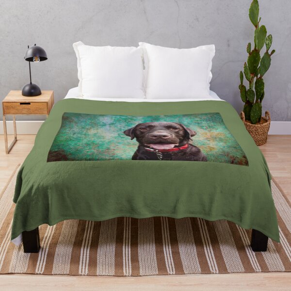 Item preview, Chocolate labrador watercolour designed and sold by HoundieLover.