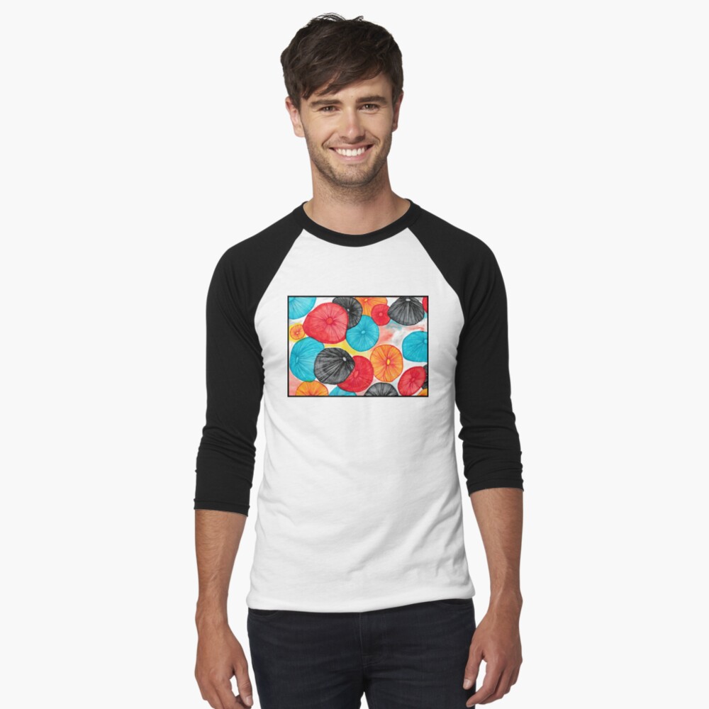 Item preview, Baseball ¾ Sleeve T-Shirt designed and sold by thepinkwoobie.