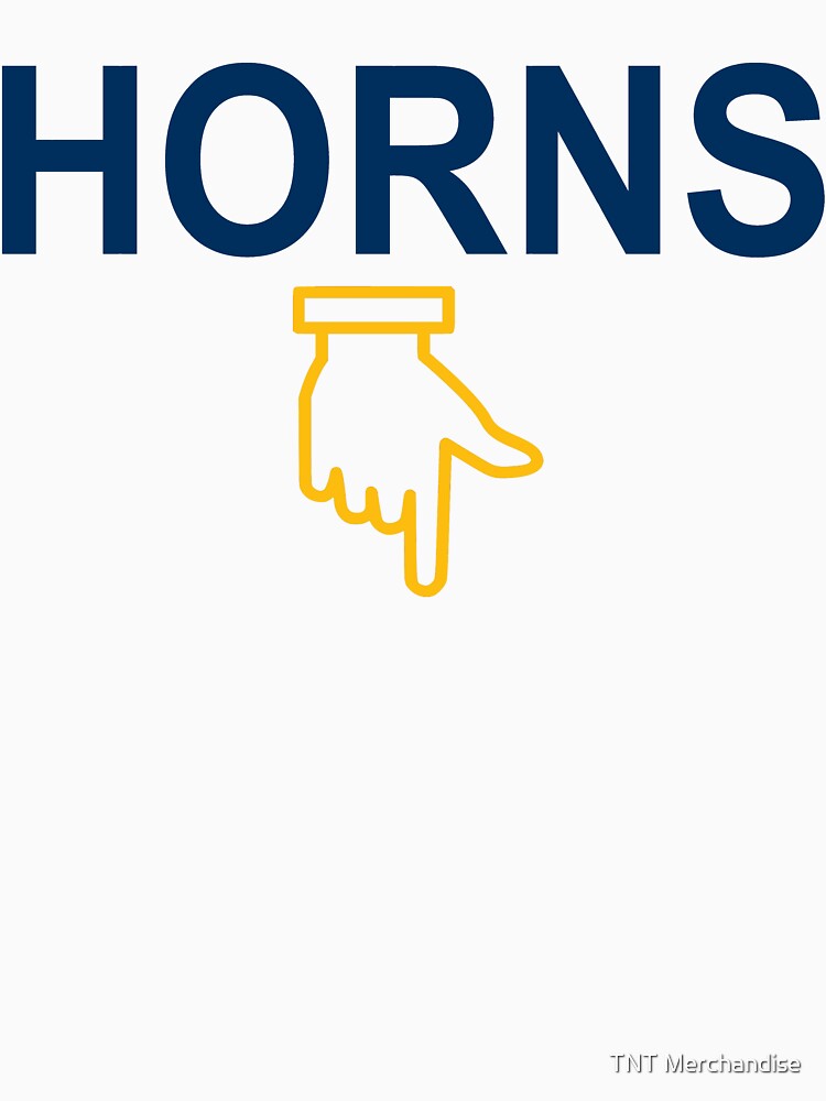 "HORNS DOWN Football West Virginia Gameday " Tshirt for Sale by