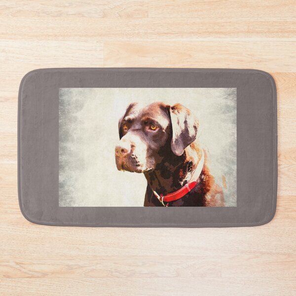 Item preview, Chocolate labrador watercolour  designed and sold by HoundieLover.