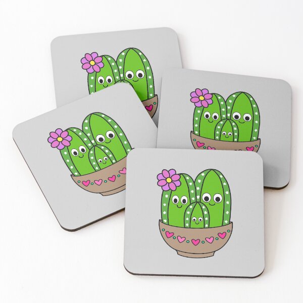 Artikelvorschau, Cute Cactus Design #215: Cacti Bunch In Heart Bowl entworfen und verkauft von DreamCactus.