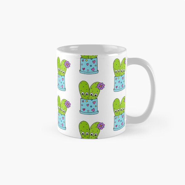 Artikelvorschau, Cute Cactus Design #216: Cacti Couple In Cute Pot entworfen und verkauft von DreamCactus.