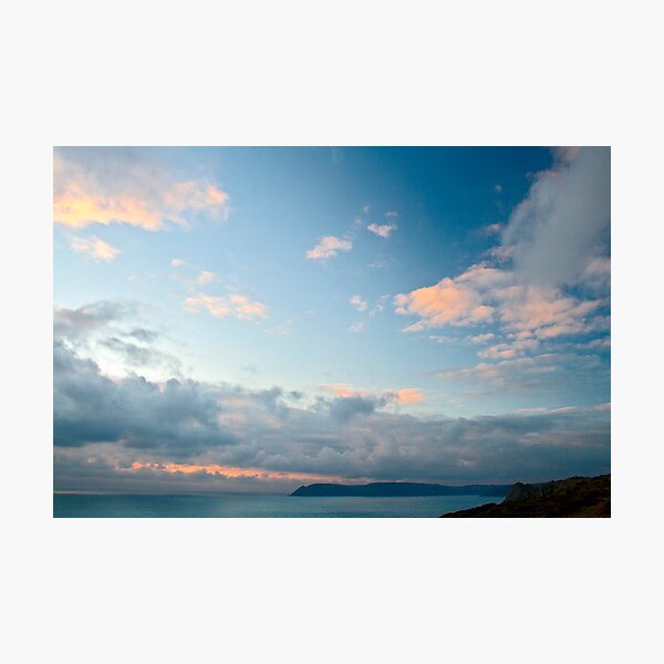 Devon Sky at Dusk Photographic Print