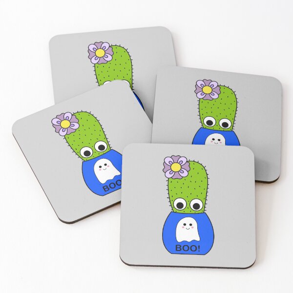 Artikelvorschau, Cute Cactus Design #219: Cactus In Cute Ghost Pot entworfen und verkauft von DreamCactus.
