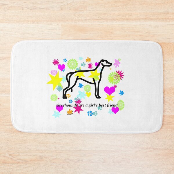 Item preview, Greyhounds are a girl's best friend designed and sold by HoundieLover.