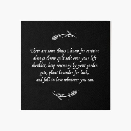 Luck & Love Practical Magic Art Board Print