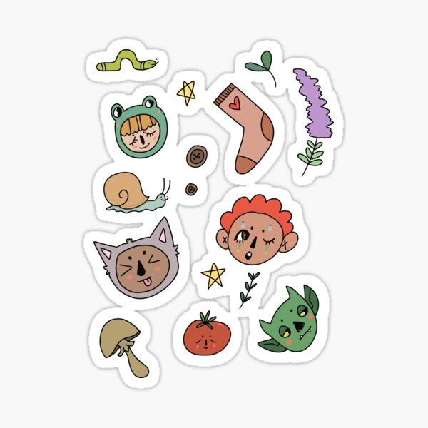 Item preview, woodland stickerpack designed and sold by totallytoby.