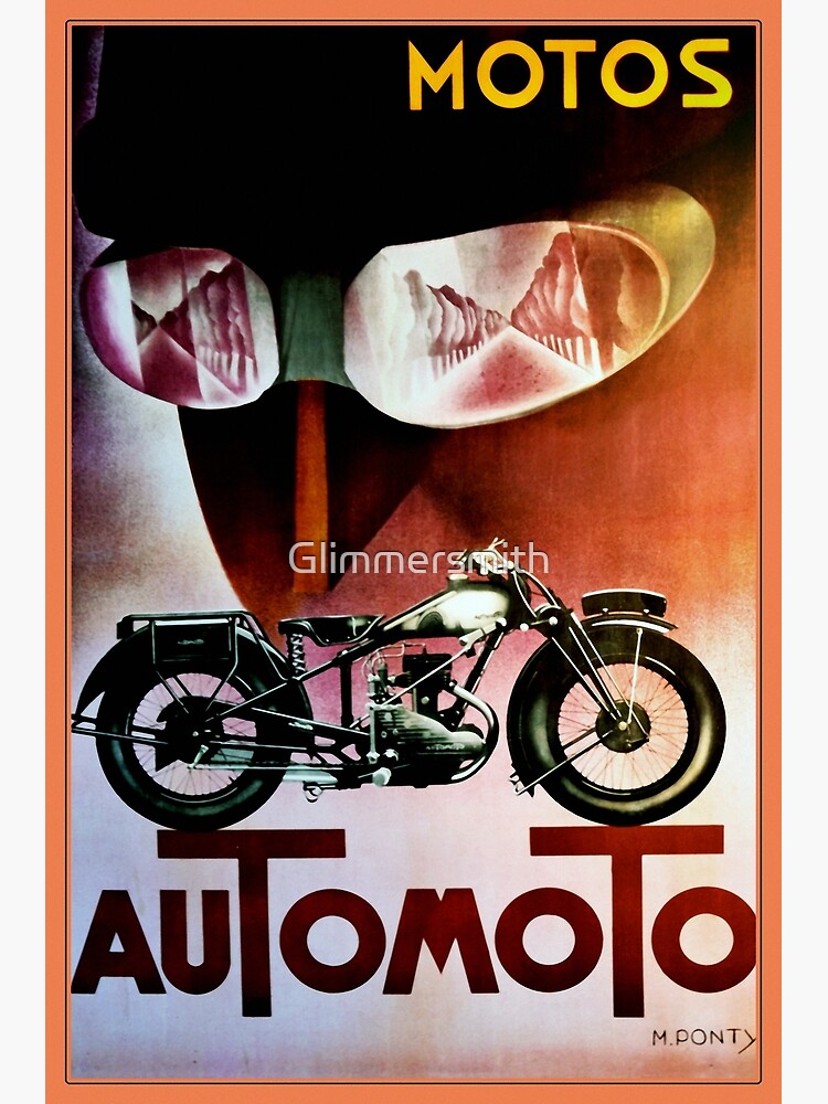 Affiche ancienne originale publicitaire Alcyon sillonne le monde