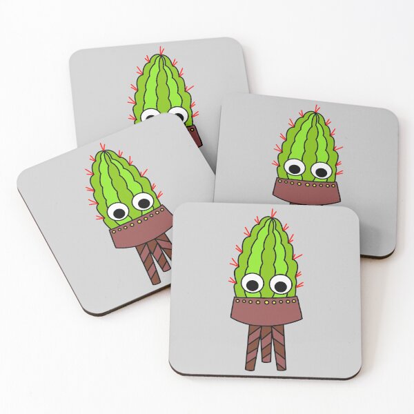 Item preview, Cute Cactus Design #228: Curvy Cactus In Planter designed and sold by DreamCactus.