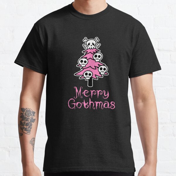 Pastel Goth Christmas Merry Gothmas Kawaii Skull Classic T-Shirt