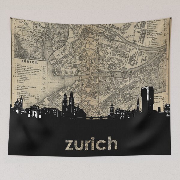 Item preview, zurich skyline designed and sold by BekimART.